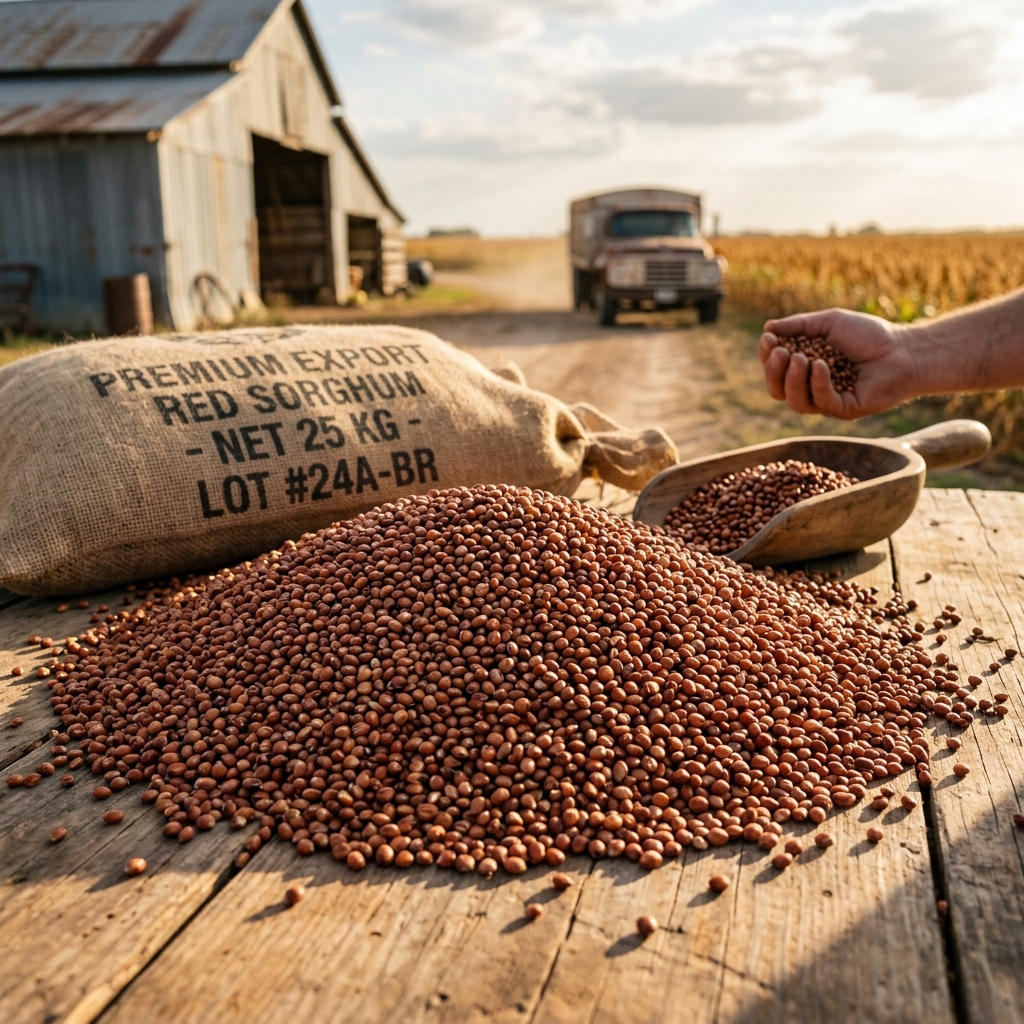 Red Sorghum Grains